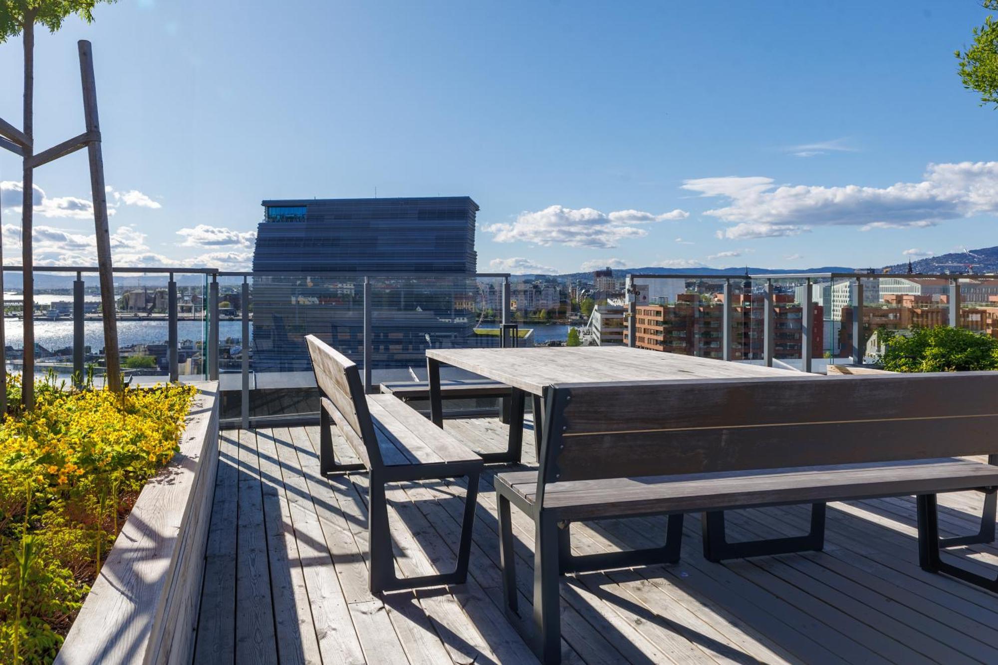 An Elegant And Modern Apartment In Bjorvika Oslo Exterior foto