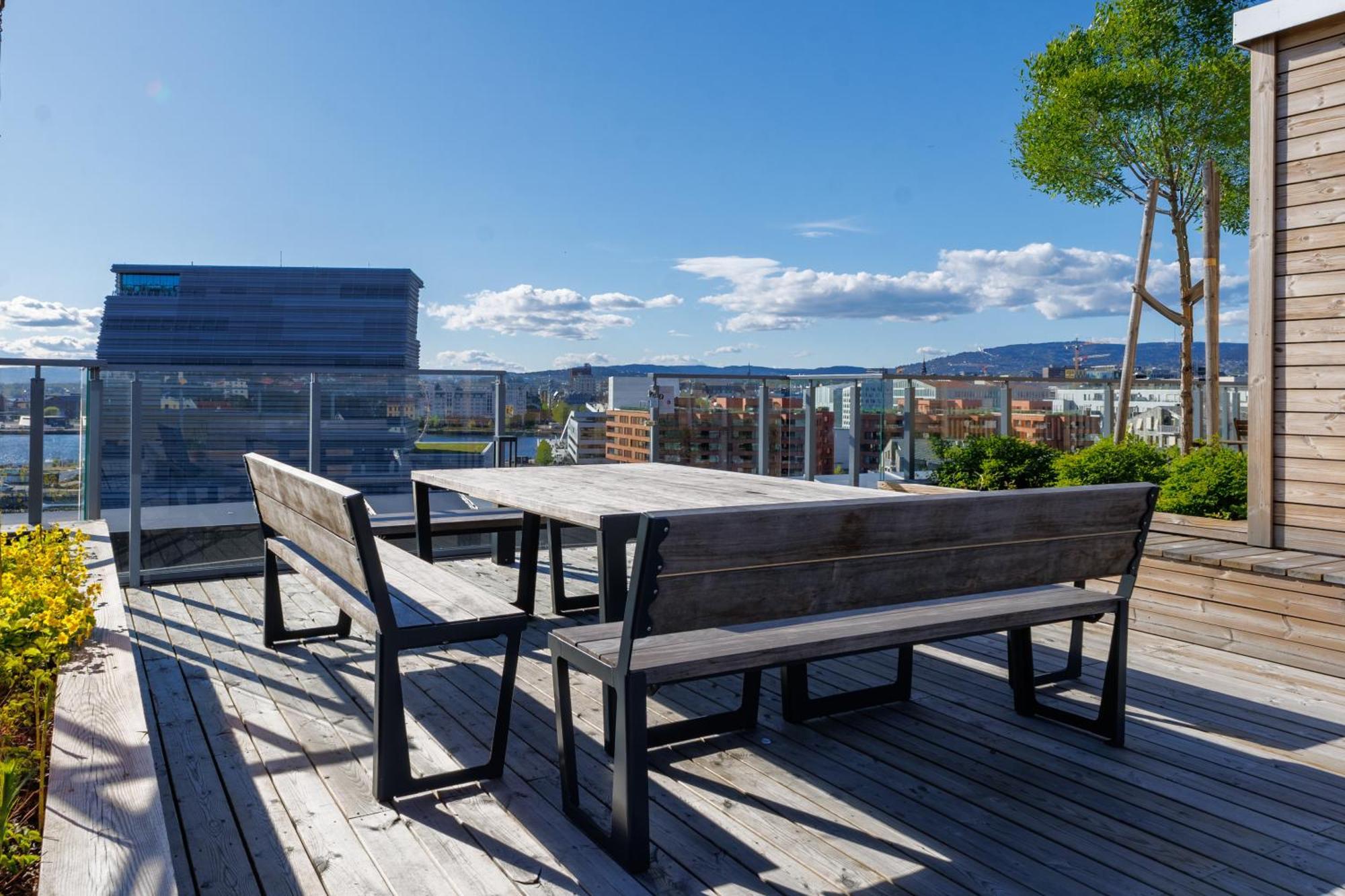An Elegant And Modern Apartment In Bjorvika Oslo Exterior foto