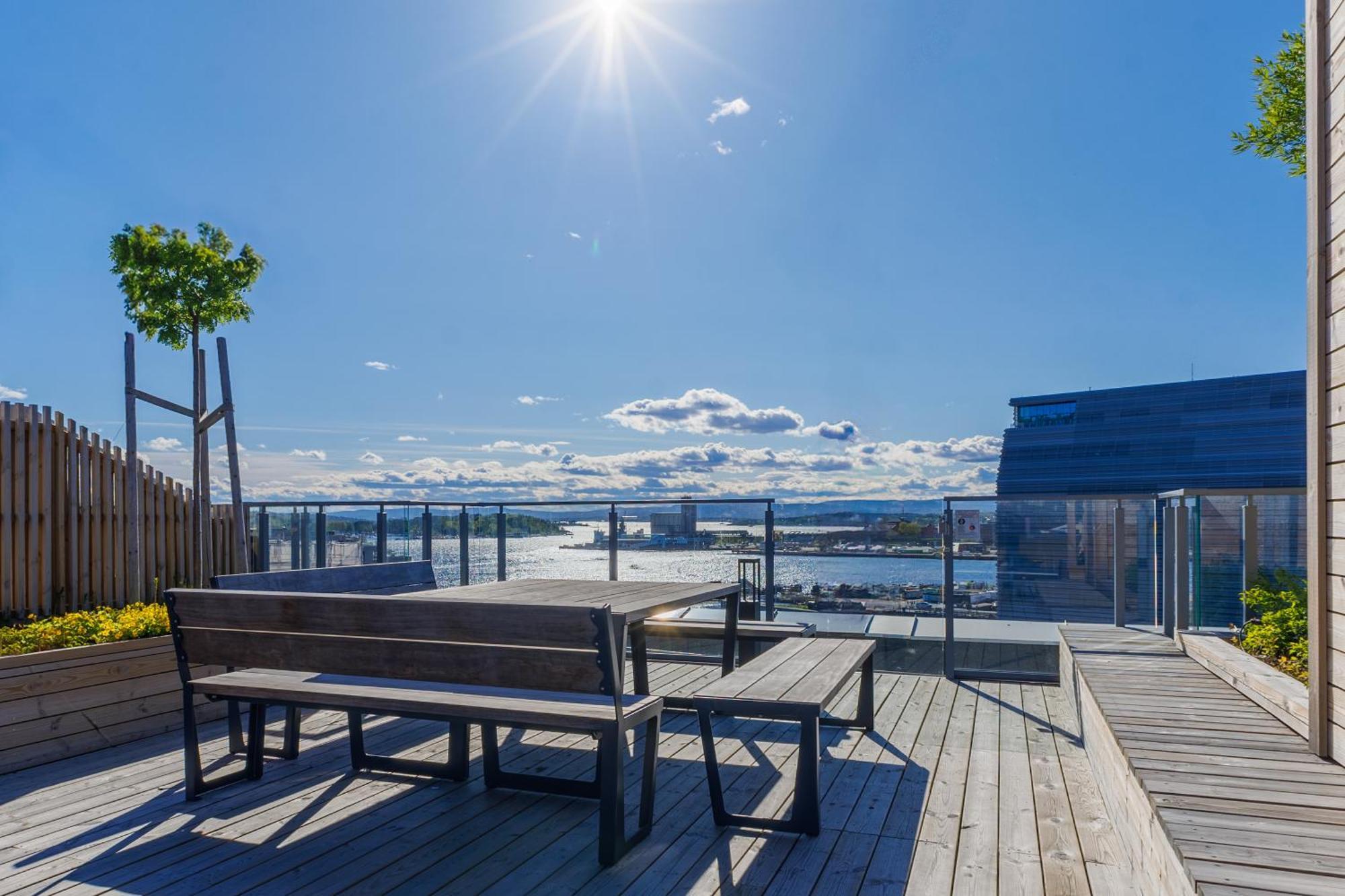 An Elegant And Modern Apartment In Bjorvika Oslo Exterior foto